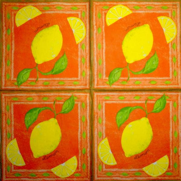 131 Zitronen, Orangen - 3-lagig - Home Fashion